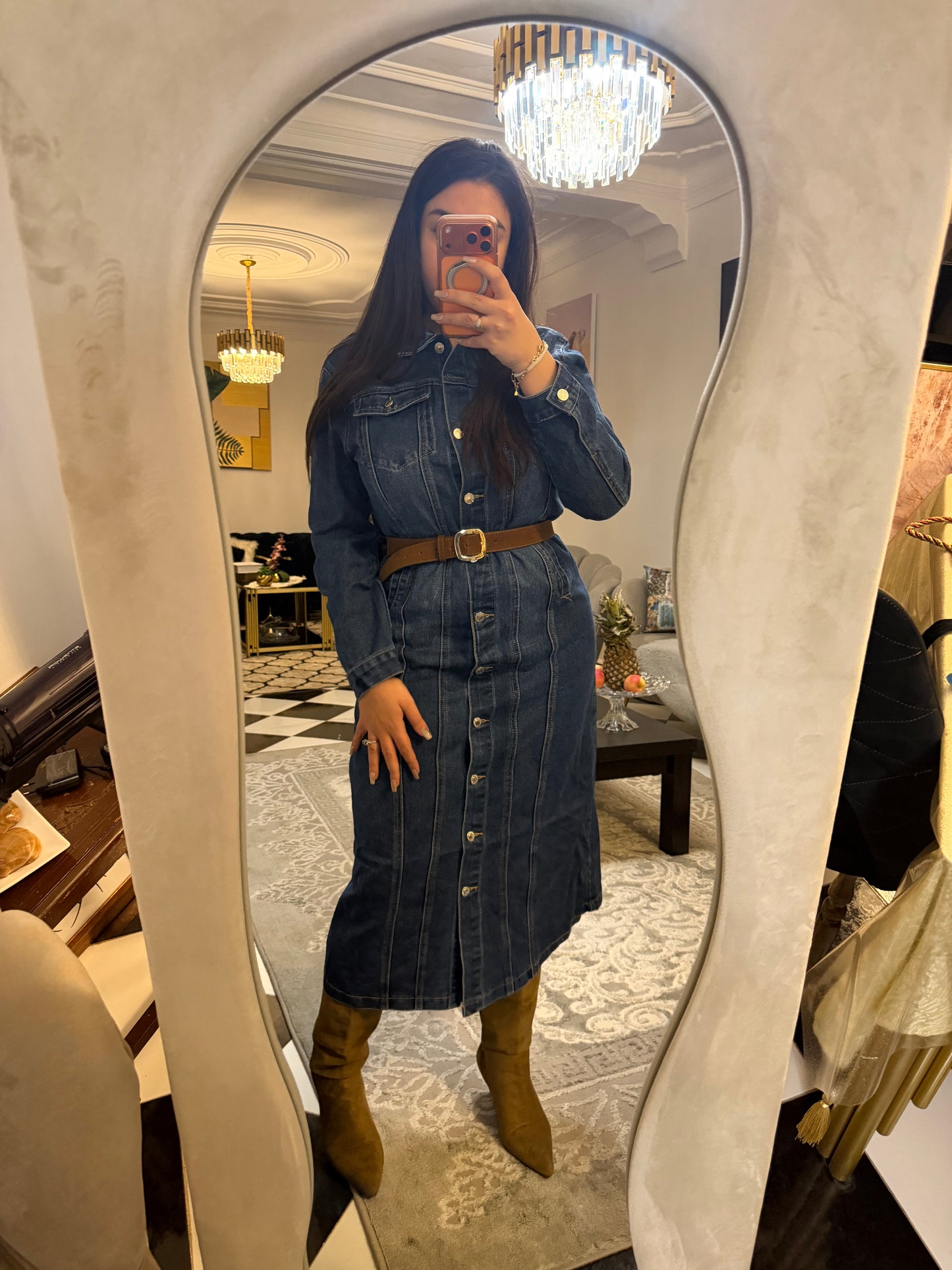 Robe denim