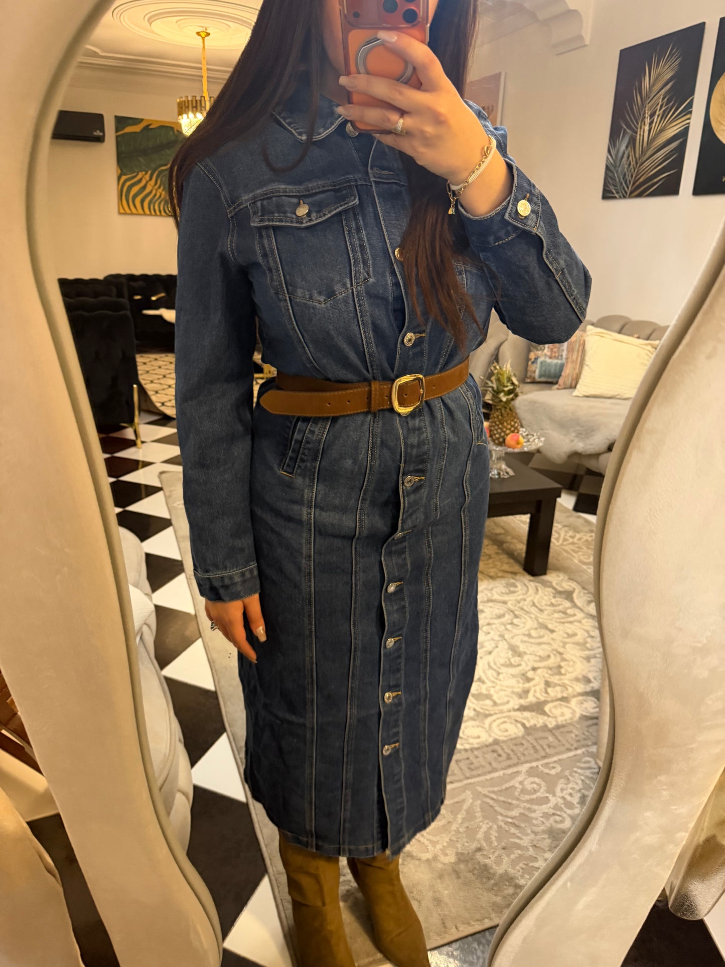 Robe denim