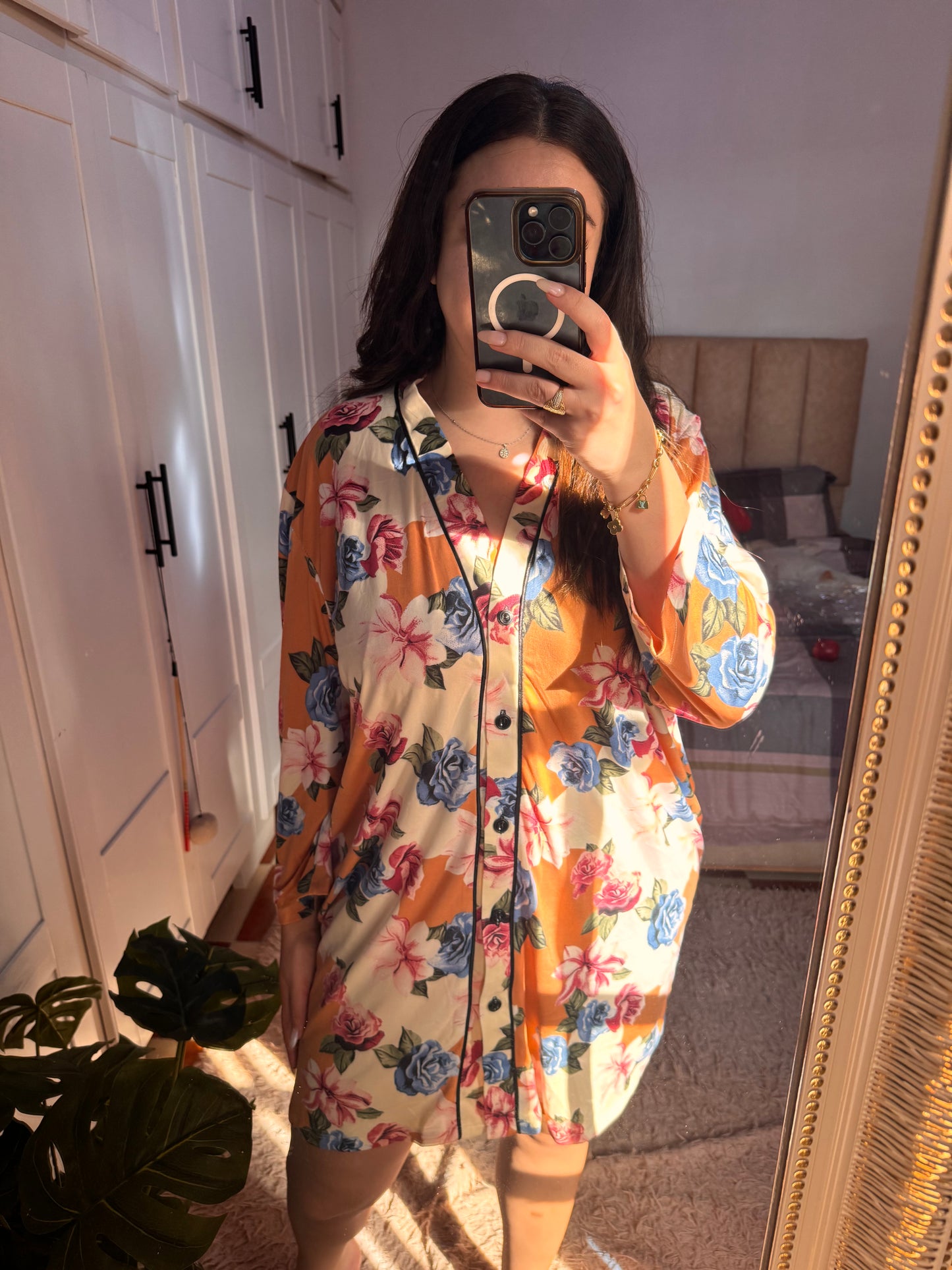 Robe chemise en Cotton égyptien
