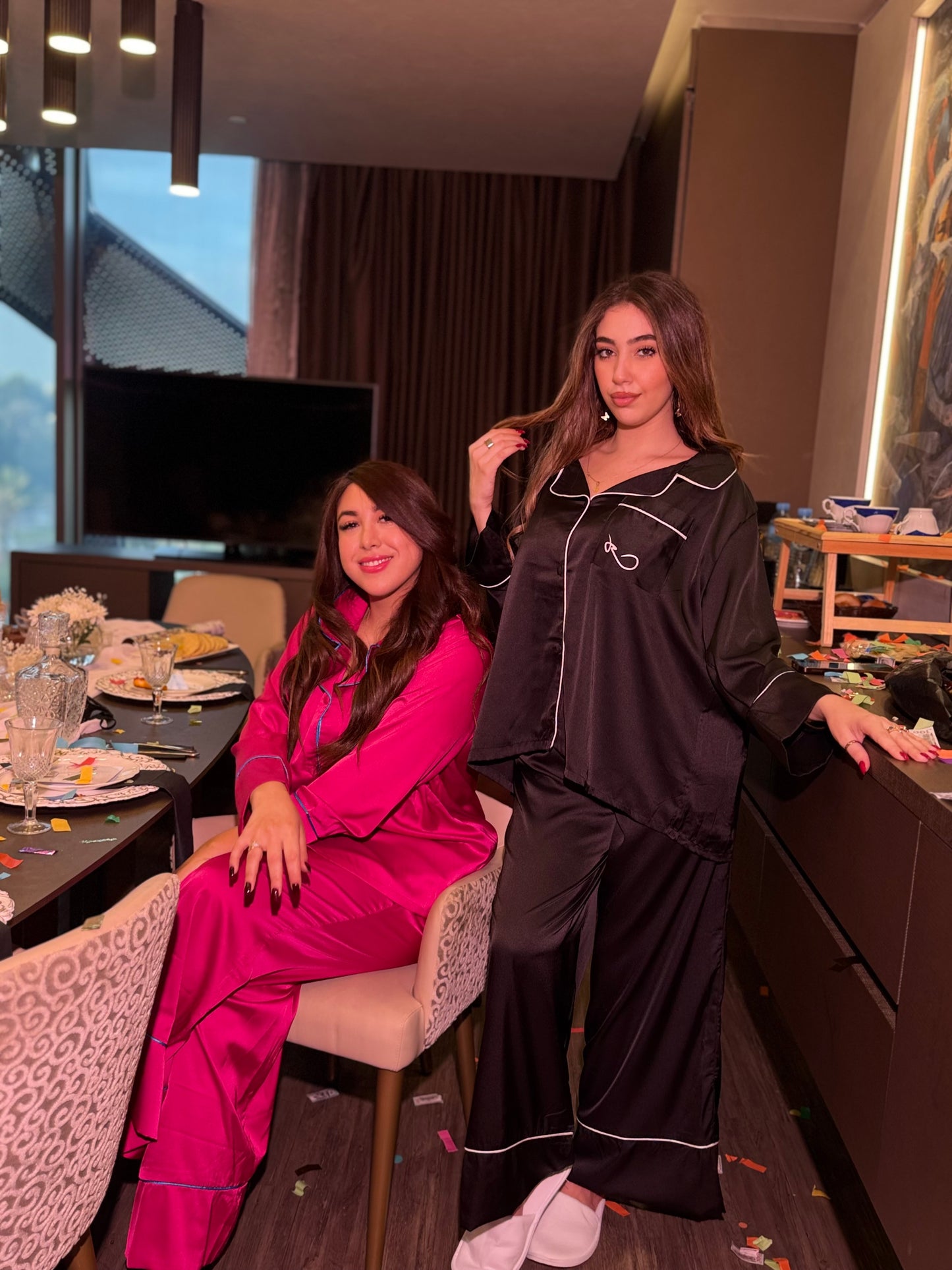 Pyjama en soie basic
