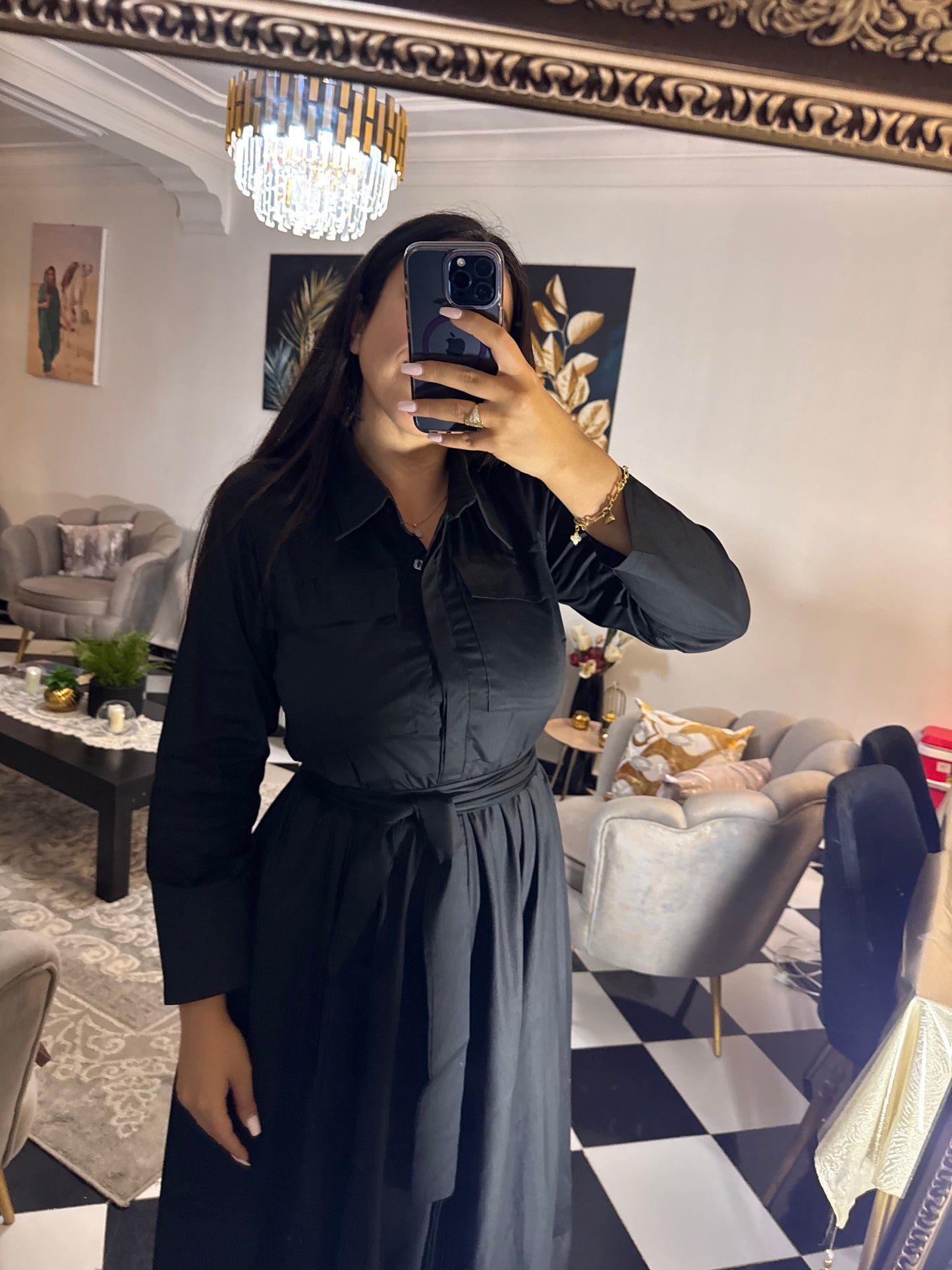 Robe lady black