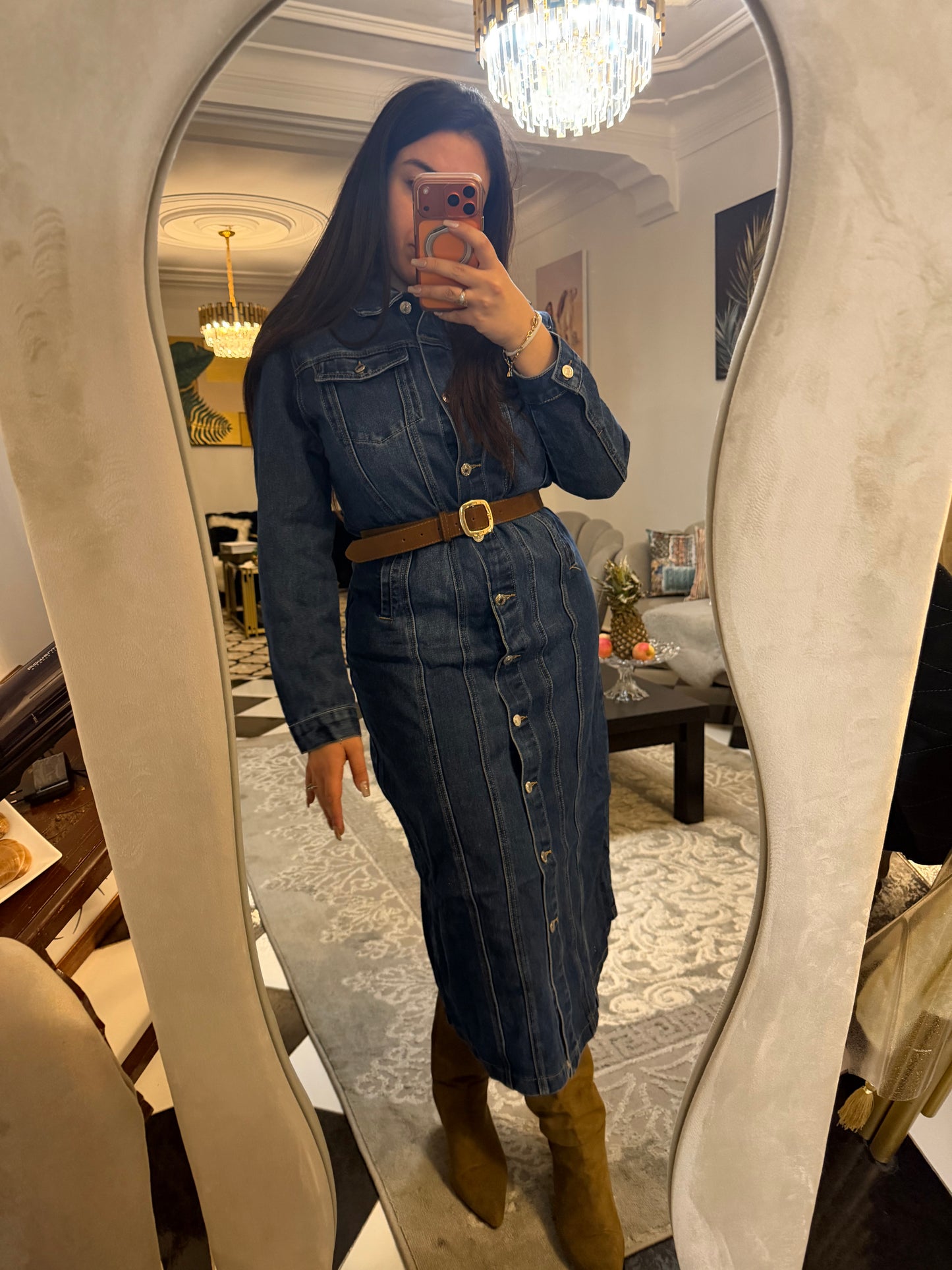 Robe denim