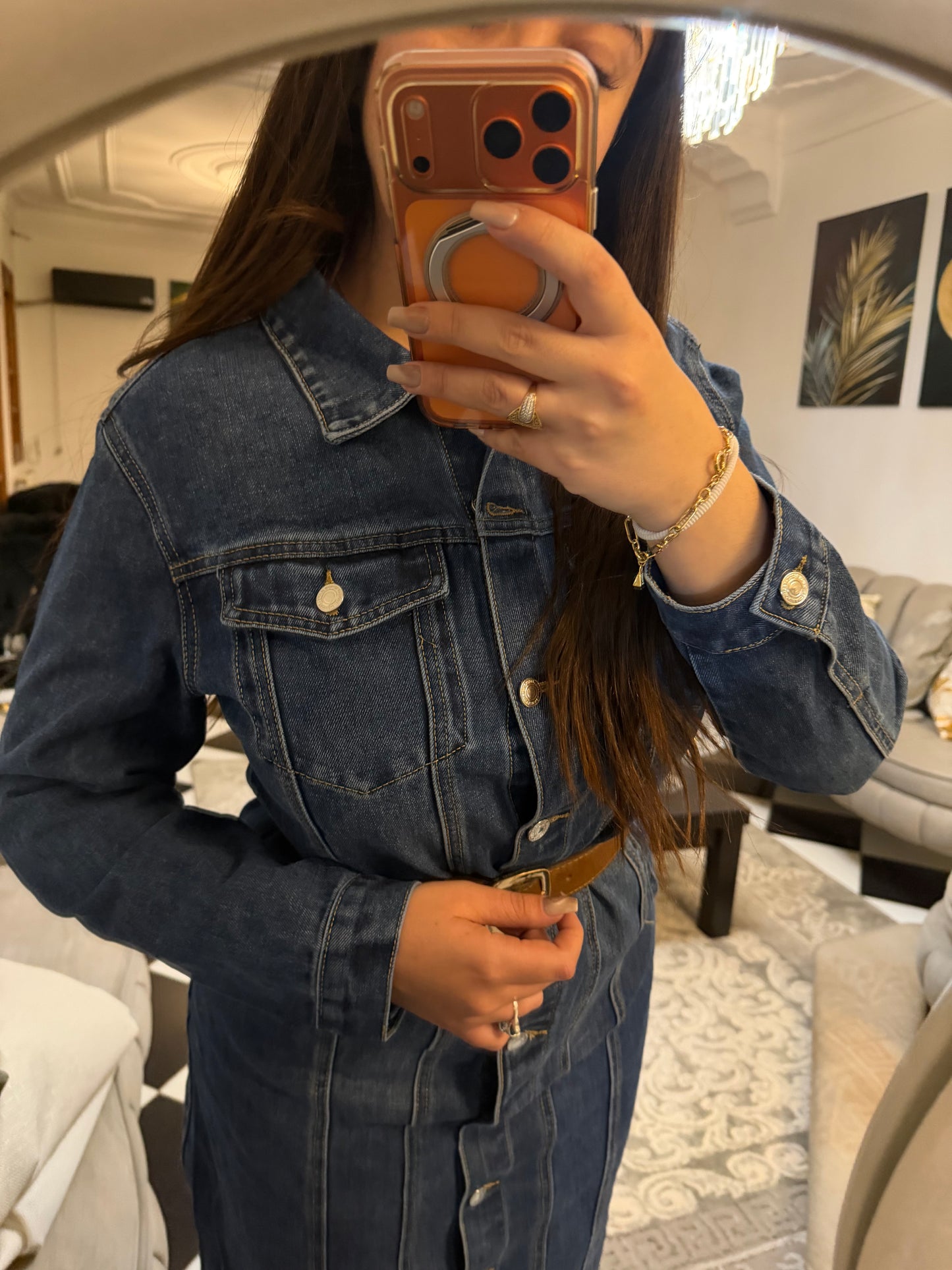 Robe denim
