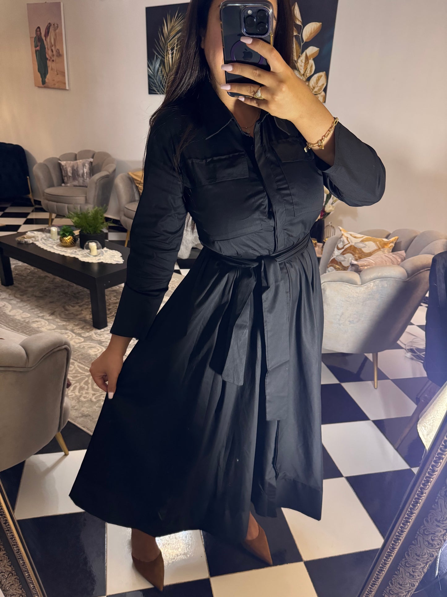 Robe lady black